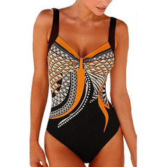 Sexy Women's Push Up Bathing Suit Plus Size One Piece