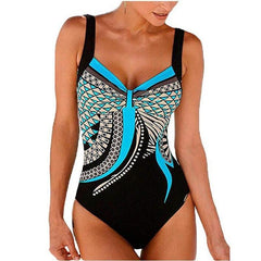 Sexy Women's Push Up Bathing Suit Plus Size One Piece