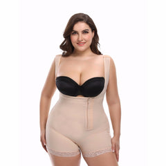 Full Body Shaper Shapewear Powernet Slimming Briefs Butt Lift Tummy Control Waist Trainer Plus Size - Sheseelady