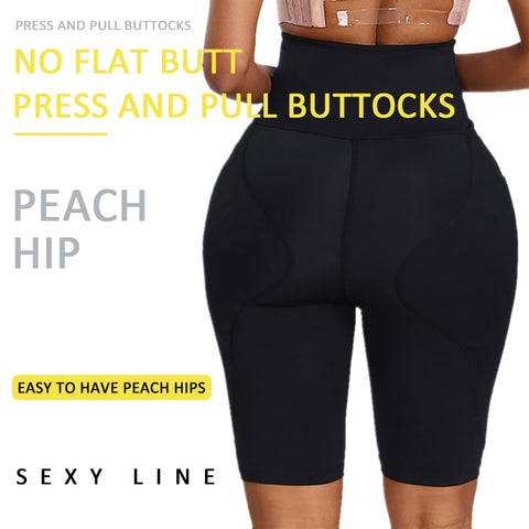Sexy Women's High Waist Butt Lift Shapewear With Hip Pads