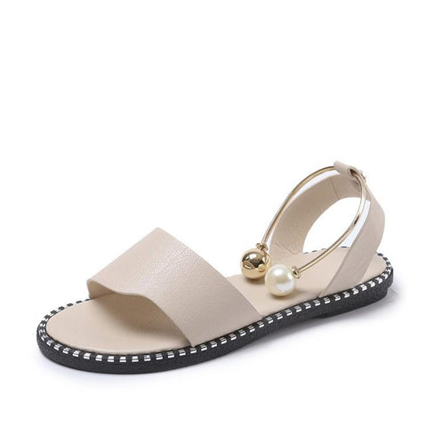 Femmes Sandales Flip Flops New Summer Fashion Rome Slip-On Respirable Non-Slip Shoes Femme Slides Solid Casual Female