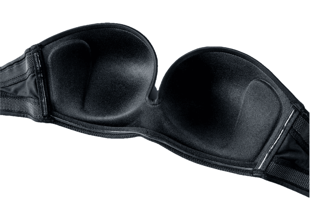 Women's Silicone Bands Strapless Push Up Self Adhesive Plunge Multi-way Bra Full Coverage