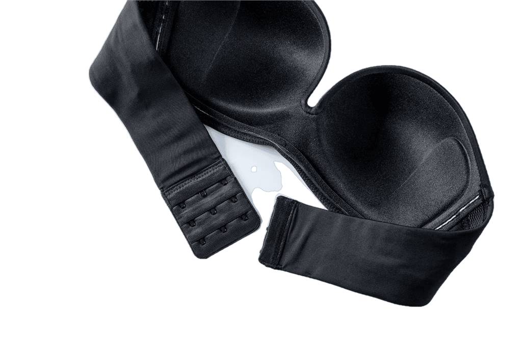 Women's Silicone Bands Strapless Push Up Self Adhesive Plunge Multi-way Bra Full Coverage