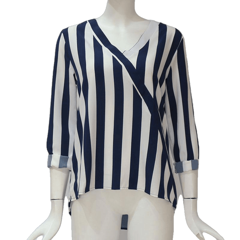 Shirt Long Sleeve V-Neck Shirts Casual Tops Blouse