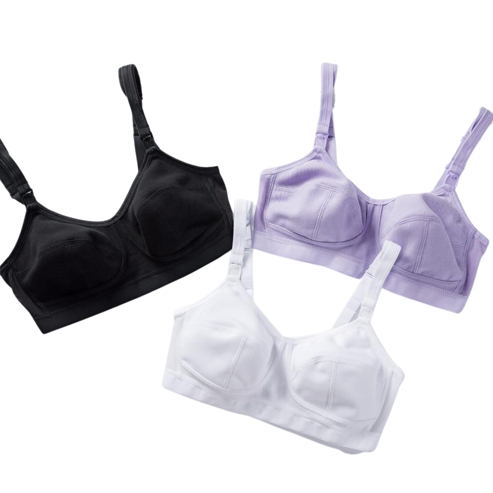 Women Breathable Supportive Cotton Maternity Nursing Bra Plus Size