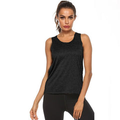 Stylish Women's Breathable Sleeveless Sports Tank Top For Yoga Running