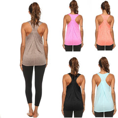 Stylish Women's Breathable Sleeveless Sports Tank Top For Yoga Running