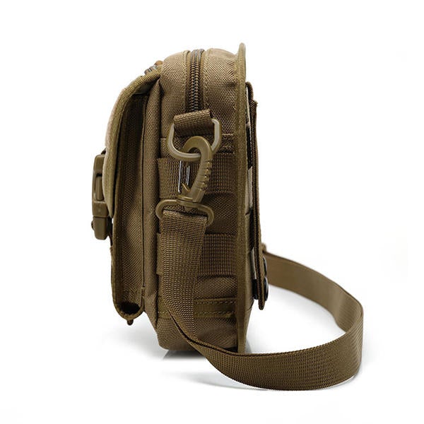 Tactical Nylon Shoulder Bag for Men - Army Style, Sport, Travel, Hiking