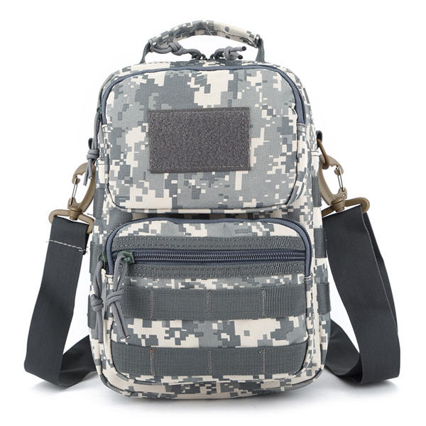 Men's Camouflage Tactical Crossbody Bag - Water-Resistant Outdoor Shoulder Handbag