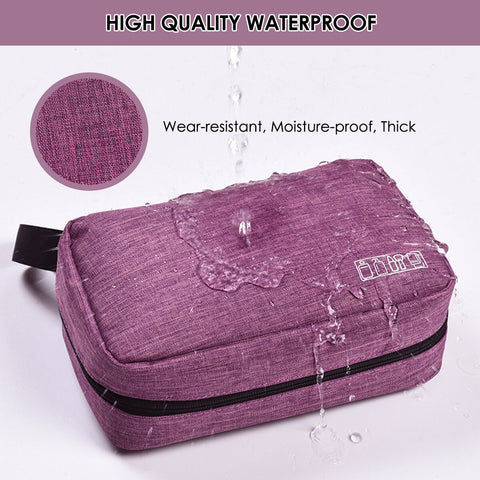 Women Foldable Toiletry Bag Portable Multifunctional Large Capacity Makeup Clutch Bags