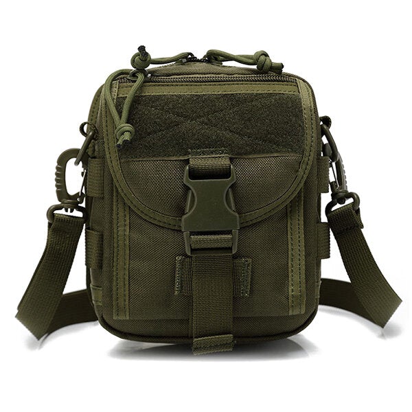 Tactical Nylon Shoulder Bag for Men - Army Style, Sport, Travel, Hiking