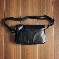 Men's PU Leather Crossbody Bag - Large Capacity Travel Shoulder Bag