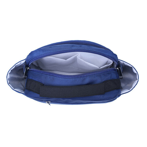 Women Men Nylon Waterproof Multi Pockets Crossboby Bag Shoulderbags