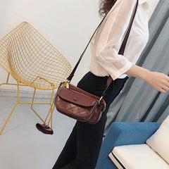 Women Fashion 3Pcs Argyle Solid Shoulder Bag Crossbody