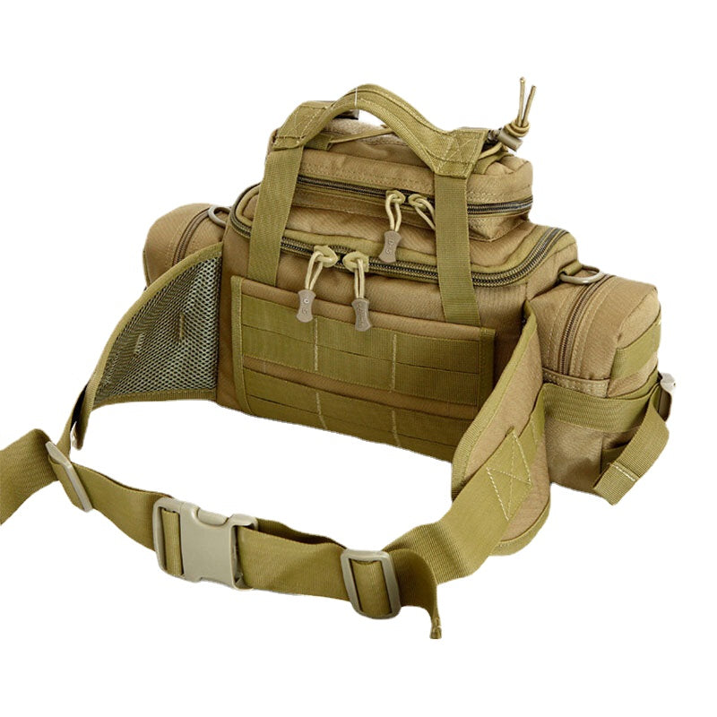 Unisex Tactical Camouflage Nylon Multi-carry Crossbody & Waist Bag for Outdoor Riding