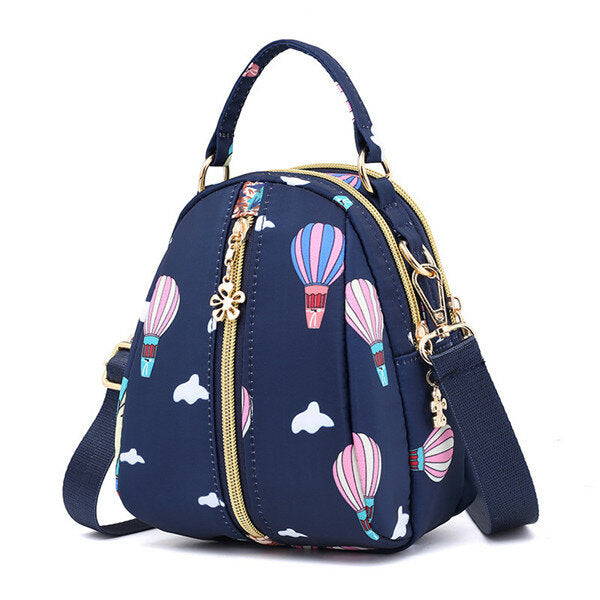 Women Print Nylon Casual Crossbody Bag Lightweight Shoulder Handbag