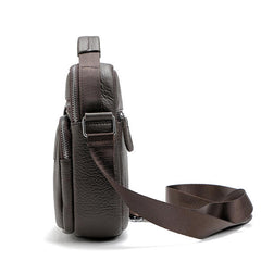 Men's Vintage Leather Crossbody Shoulder Bag