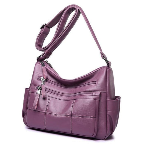Luxury Ladies' Soft Leather Shoulder Bags