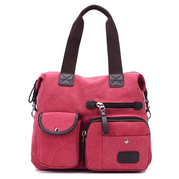Women Canvas Large Capacity Sport Travel Casual Handbag Crossbody Shoulder Bag