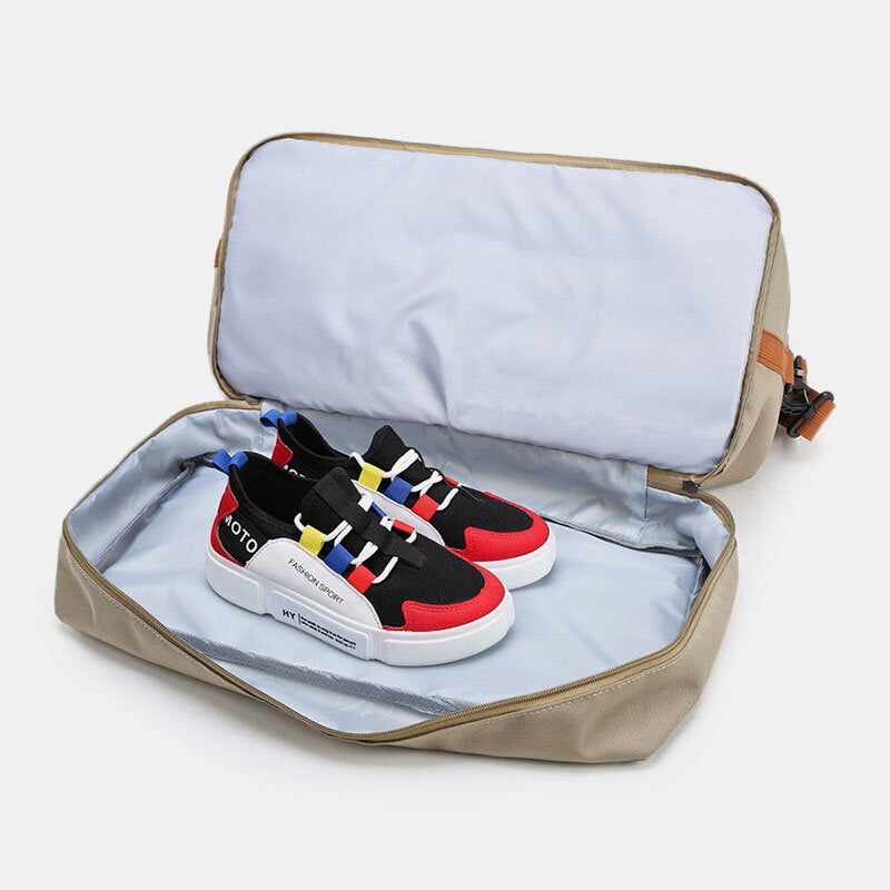 Unisex 32L Waterproof Oxford Crossbody Bag with Multi-Pockets for Summer Travel