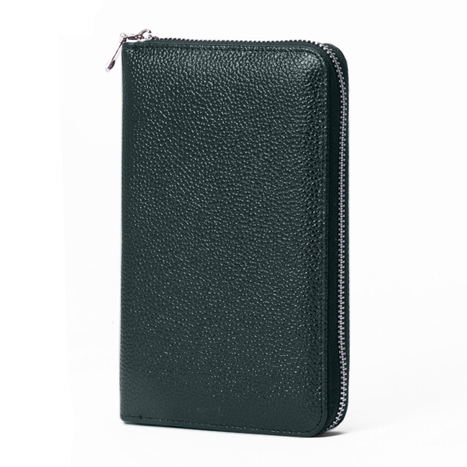 Women Genuine Leather RFID Multifunctional Wallet Multi-compartment Multi-card Slot Long Zipper