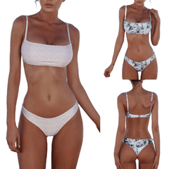 Bathing Women Bandeau Bandage Bikini Set Push-Up - Sheseelady