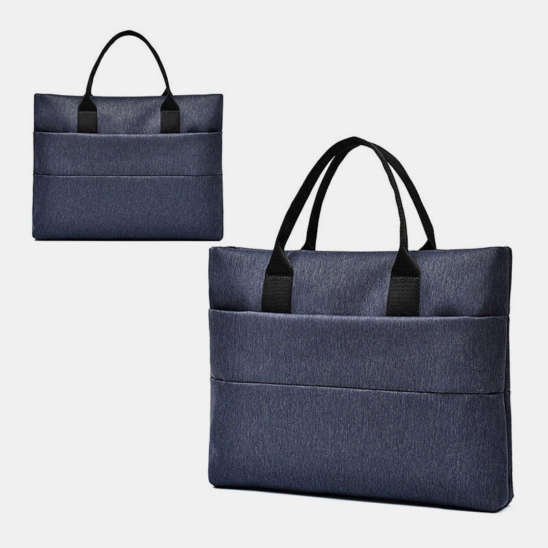 Men's Canvas Multi-layer Casual Business 13.3" Laptop Handbag