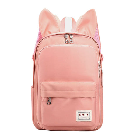 Women Waterproof Large Capacity Multi-function Rabbit Ears Cute Backpack Travel School Bag