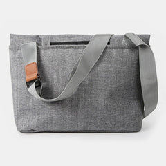 Men's Waterproof Canvas Messenger Bag, Retro Multi-pocket Crossbody Shoulder Bag