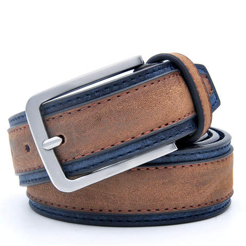 Casual Patchwork Luxury Belts For Men'S - Sheseelady