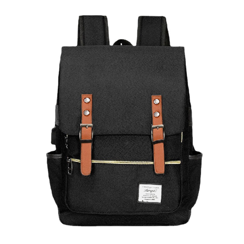 Men Women Anti-Theft USB Large Capacity Laptop Backpack Outdoor Travel