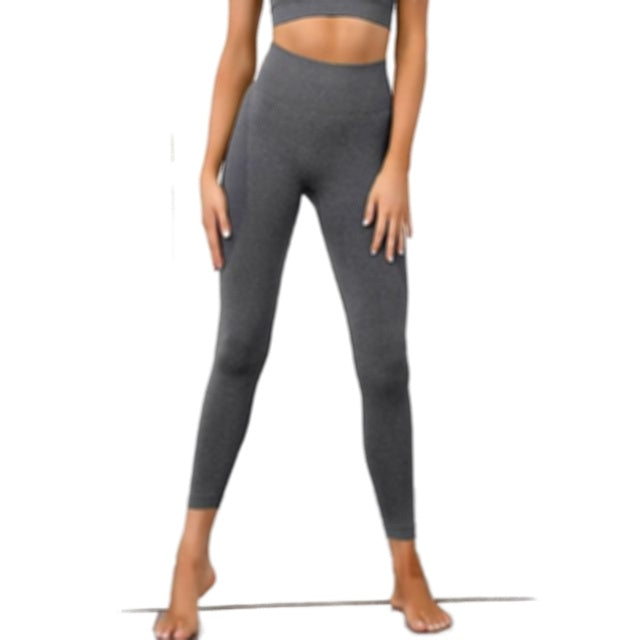 Fashionable Women's High Waist Seamless Push Up Leggings For Yoga