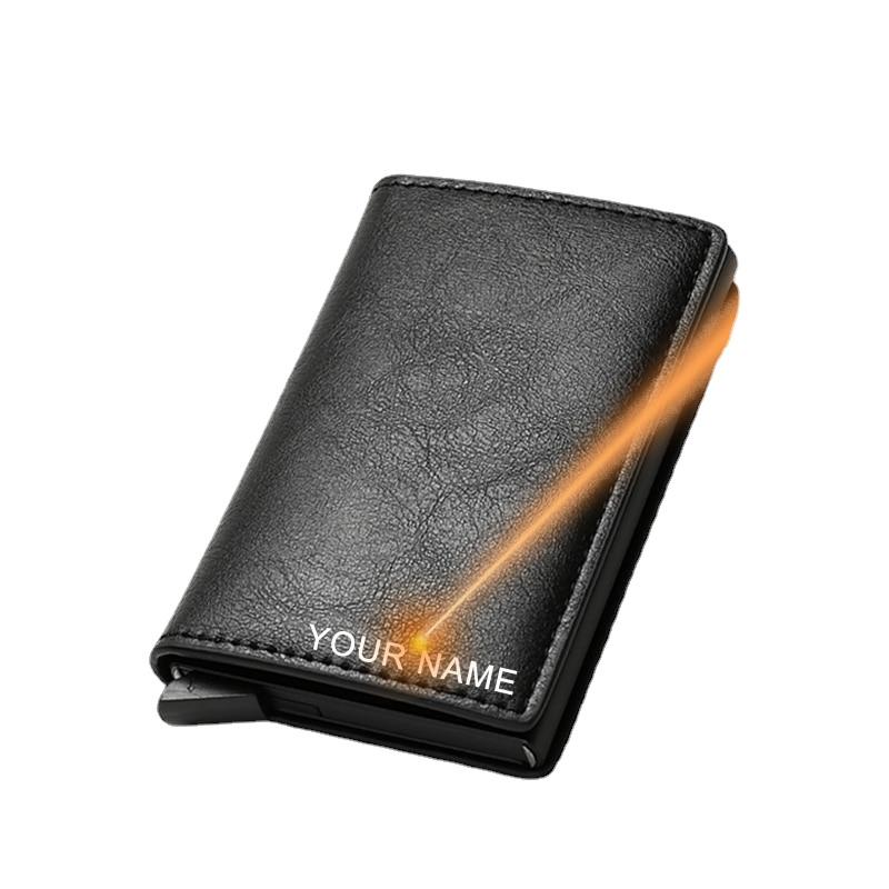 Vintage Mini Men's Leather Wallets For Card Money