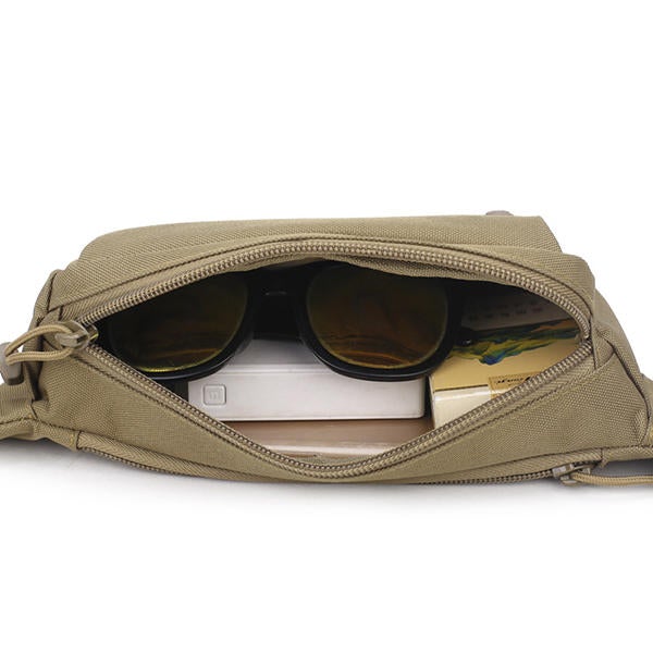 Waterproof Nylon Sport Crossbody Bag - Multifunctional Running Bag for Men