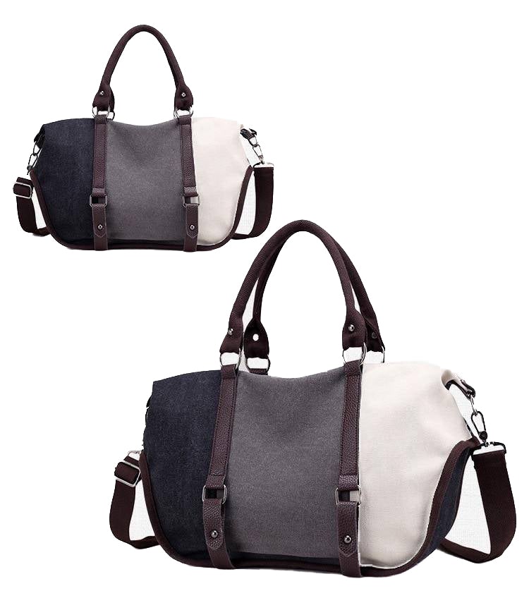 Fashionable Casual Large Capacity Women’s Canvas Shoulder Bag