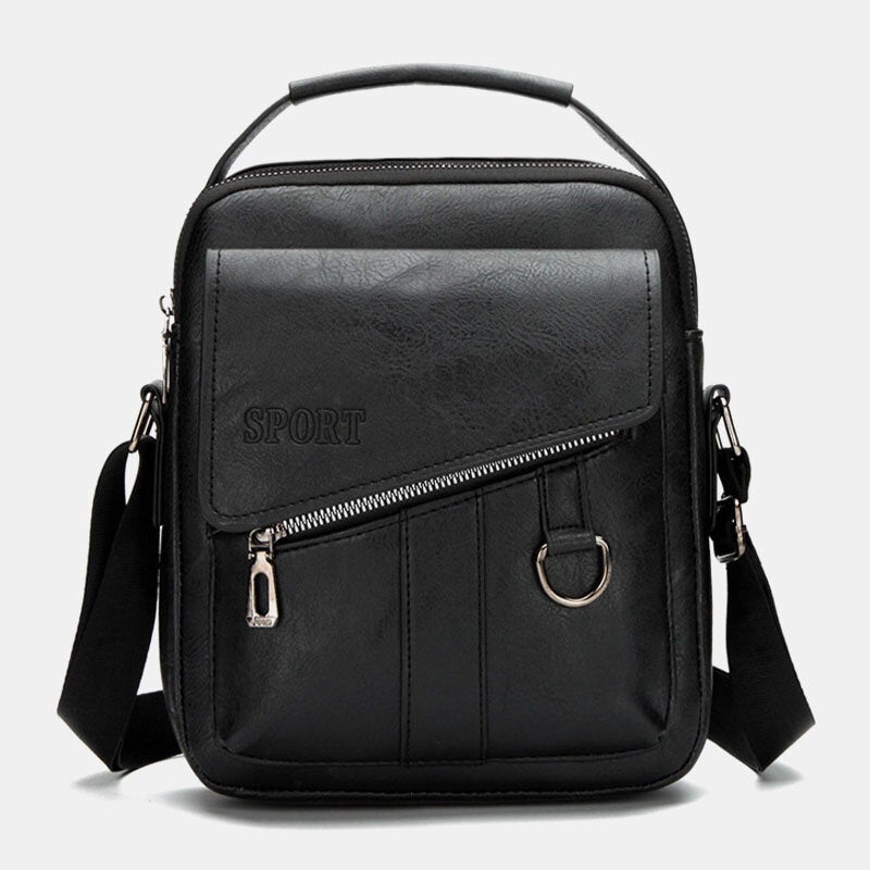 Men's Waterproof Multi-pocket Retro Crossbody Shoulder Bag - Large Capacity