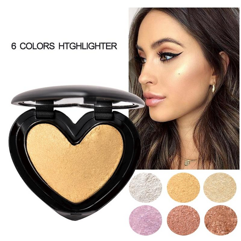 Beauty Makeup Shimmer Highlighter Iluminador Contouring Face - Sheseelady