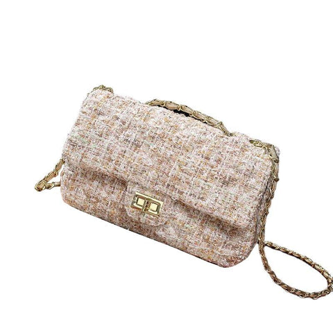 Trendy Versatile Ladies' Woolen Handbag