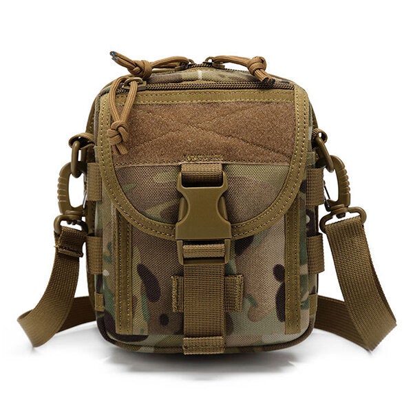 Tactical Nylon Shoulder Bag for Men - Army Style, Sport, Travel, Hiking