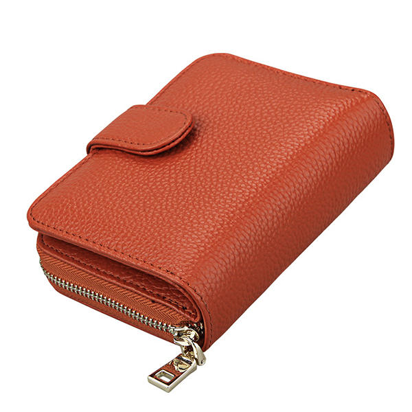 Genuine Leather Unisex 10 Card Slot Wallet Fashion Hasp Holder