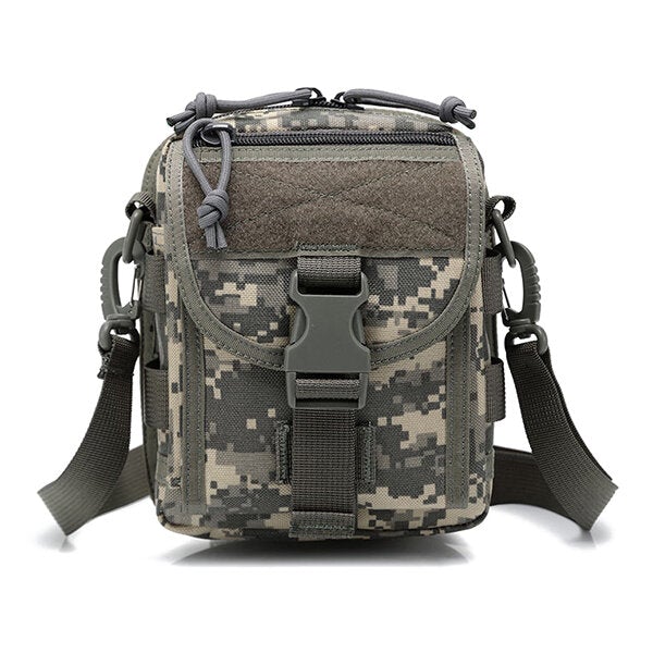 Tactical Nylon Shoulder Bag for Men - Army Style, Sport, Travel, Hiking