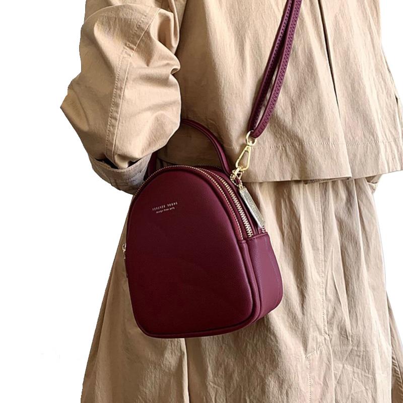 Fashion Multifunctional Ladies' Mini Leather Shoulder Bag