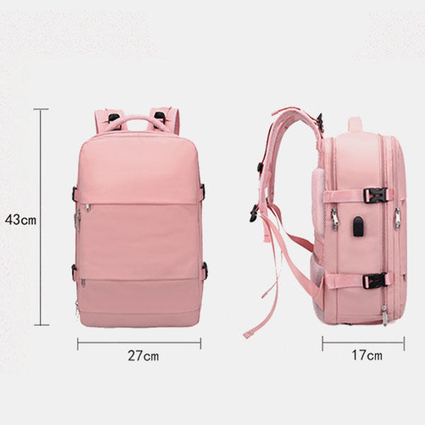 Women Nylon Large Capacity Multifunction Waterproof Casual Backpack