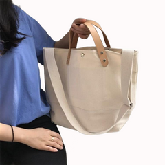 Casual Large Capacity Ladies' Canvas Handbag