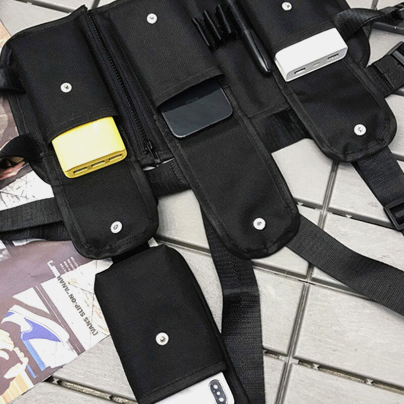 Unisex Tactical Multi-Pocket Chest Vest Bag for Fashion