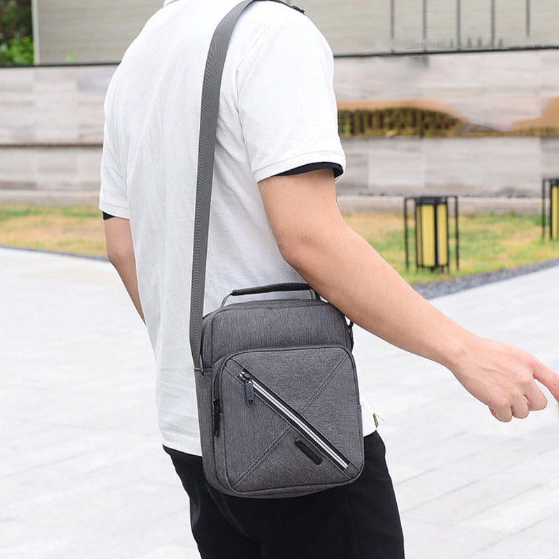 Men's Waterproof Nylon Crossbody Shoulder Bag
