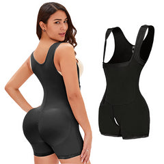 Shapewear for Women Tummy Control Shaper Zipper Hooks Open Bust Bodysuit Butt Lifter