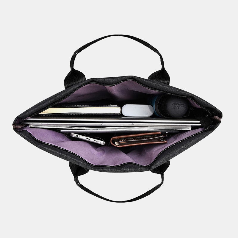 Men's Waterproof 15.6" Laptop Bag, Large Capacity Multi-Layer Briefcase Handbag