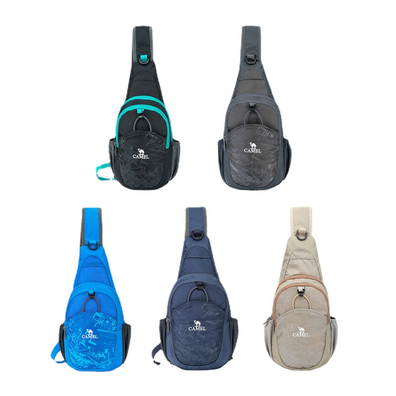 Men Waterproof Polyester Outdoor Easy Carry Travel Casual Chest Bag Shoulder Bag