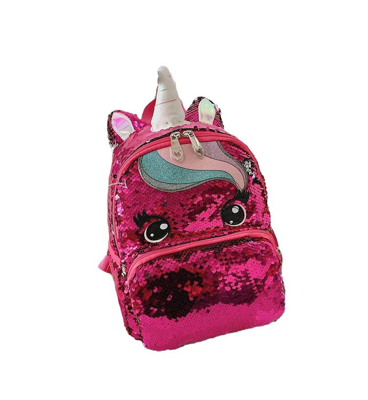 Fashion Large Capacity Ladies' Sequins Unicorn Styling Backpack For School